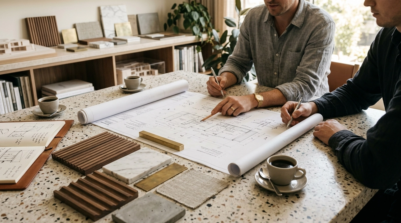 Material and architectural review at The Domus
